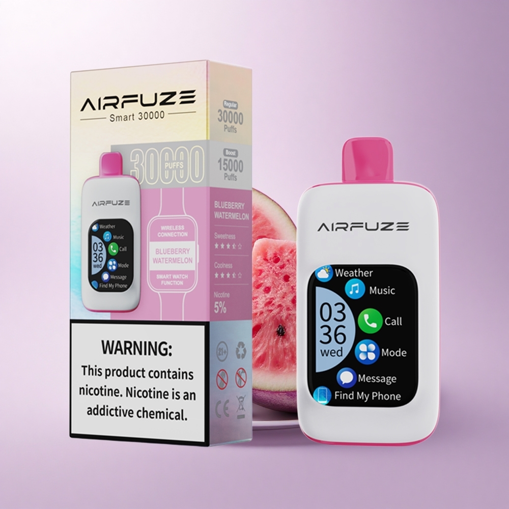 AirFuze Smart 30000 Puffs Blueberry Watermelon 5% Nicotine 900mAh Type-C