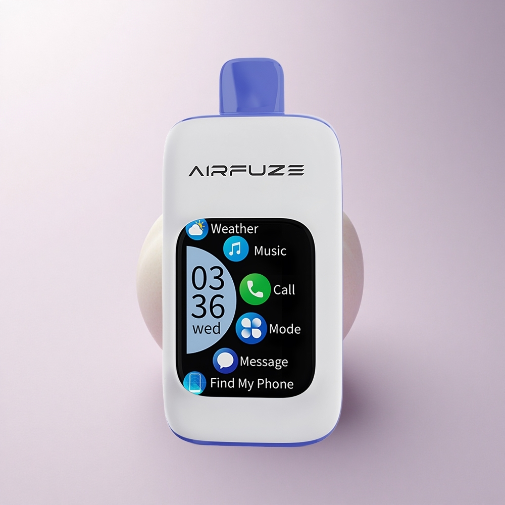 AirFuze Smart 30000 Puffs Miami Mint Touch Screen 900mAh 5% Nicotine