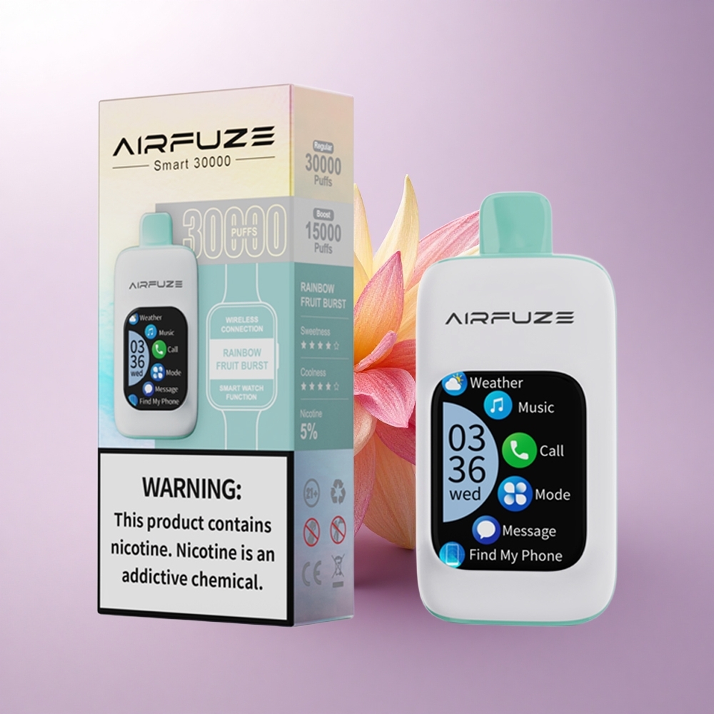 AirFuze Smart 30000 Puffs Rainbow Fruit Burst Touch900mAh