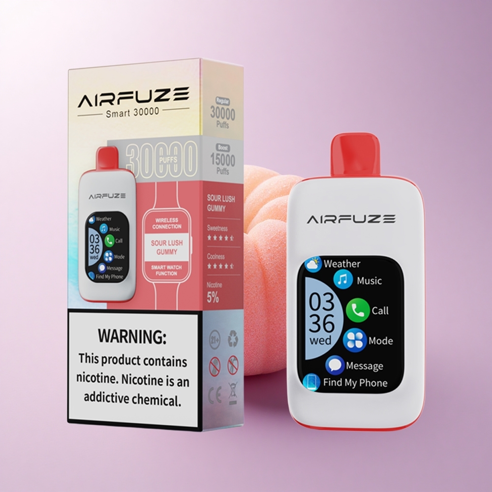 AirFuze Smart 30000 Puffs Sour Lush Gummy 5% Nicotine 900mAh
