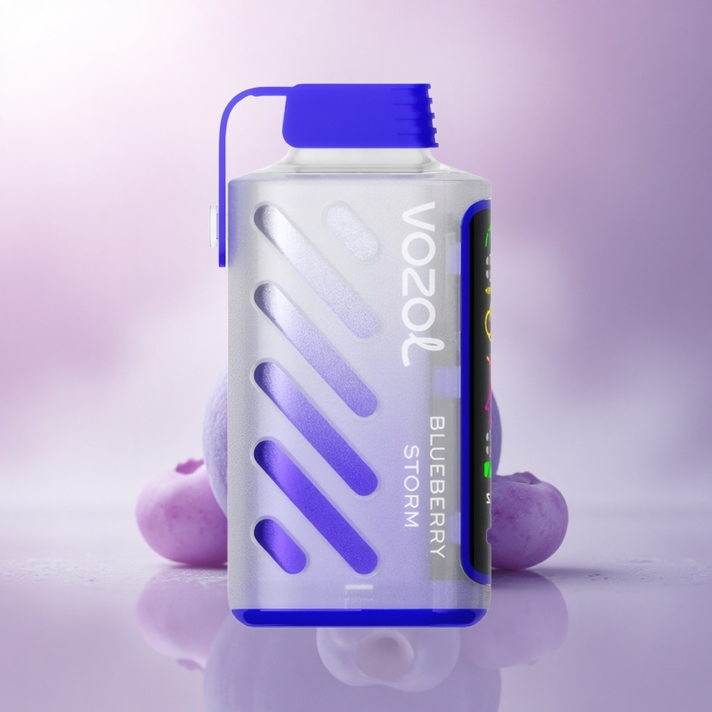 VOZOL Gear Power 20000 Puffs Blueberry Storm Dual Mesh 20mL 5% Nicotine