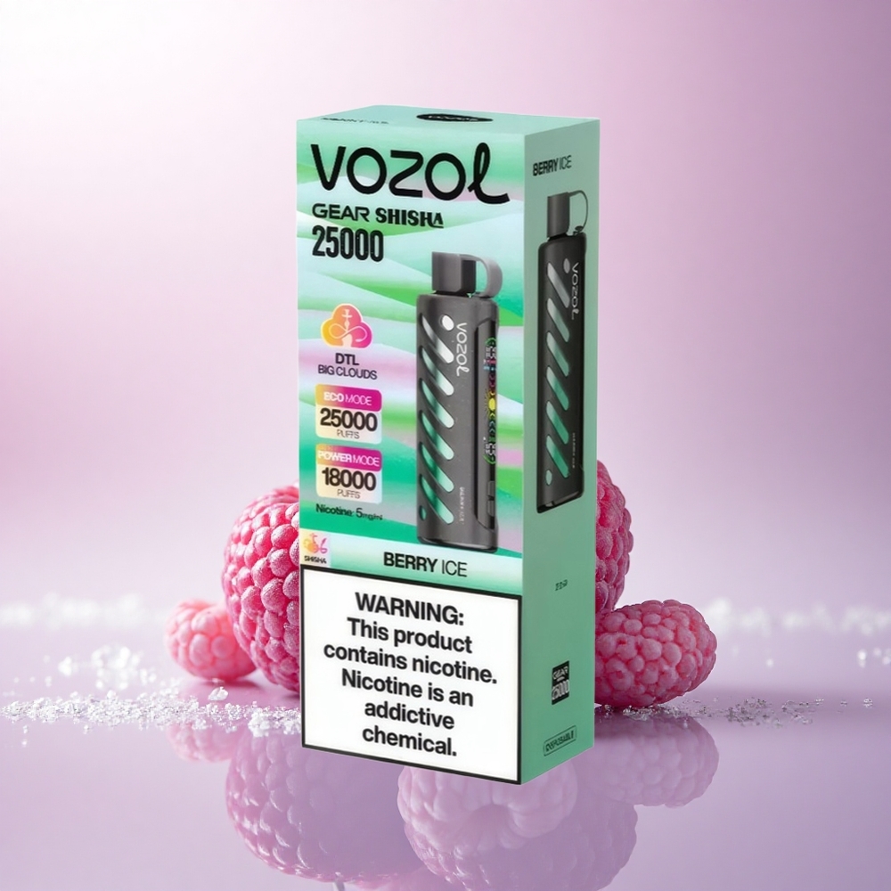 VOZOL Gear Shisha 25000 Puffs Berry Ice Dual Mesh 1000mAh