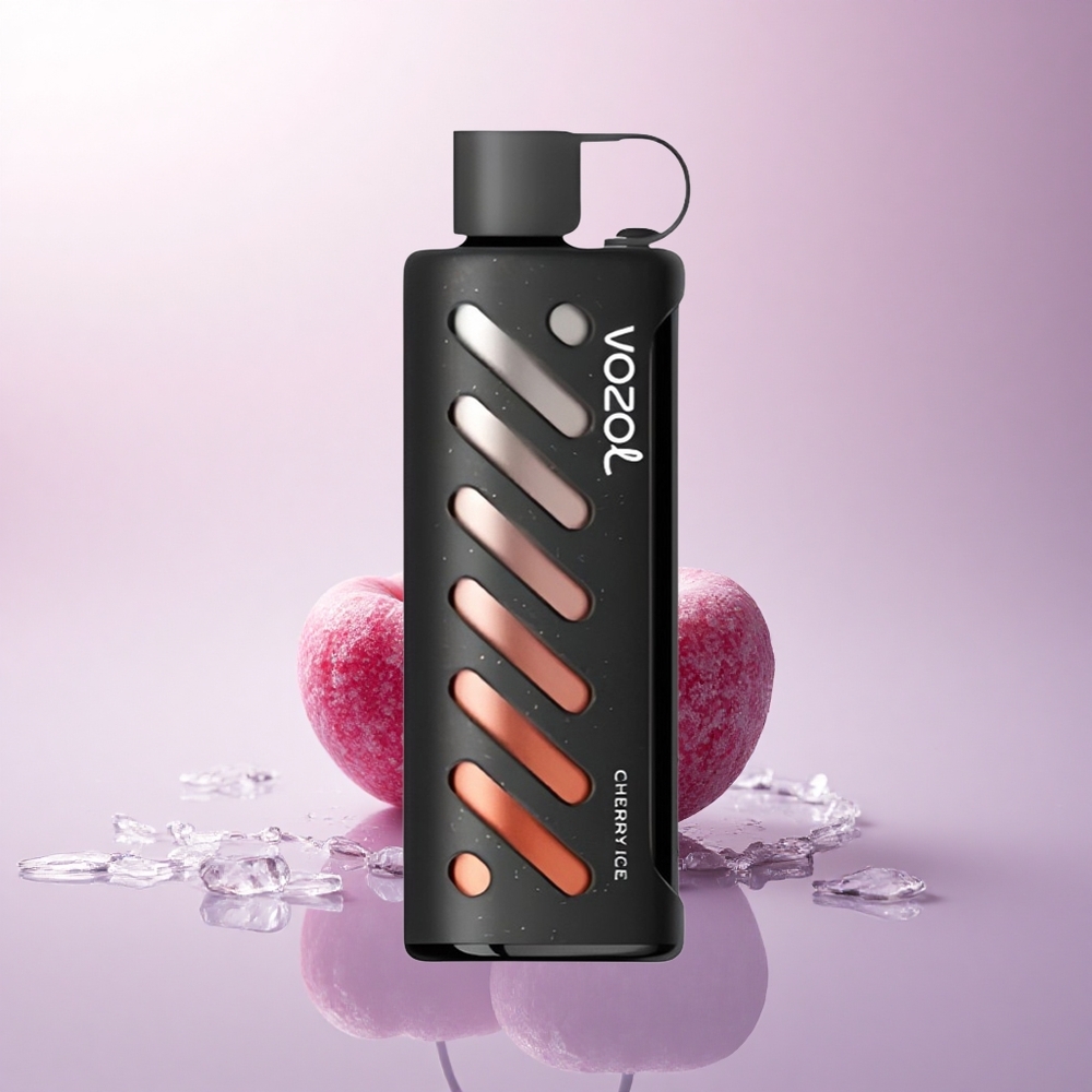 VOZOL Gear Shisha 25000 Puffs Cherry Ice Dual Mesh 5mg Nicotine