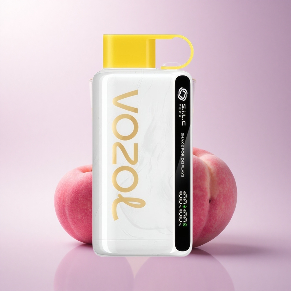 VOZOL STAR 9000/12000 Puffs Cherry Peach Lemonade Shake Display Recycled Plastic