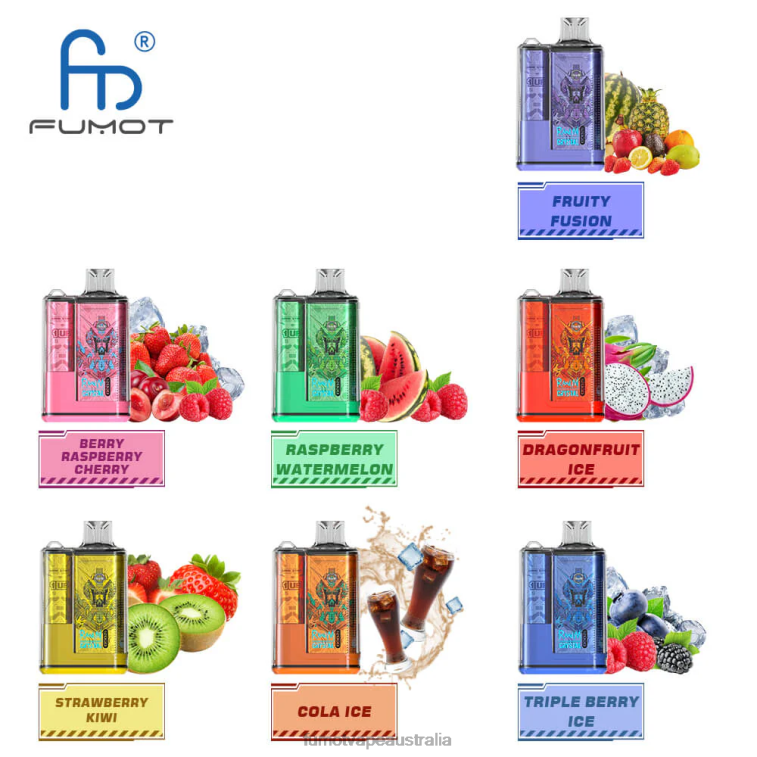 Fumot Discount Code - Fumot Crystal 12000 Disposable Vape Box - 20ML (1 Piece) 08L04256 Berry Raspberry Cherry