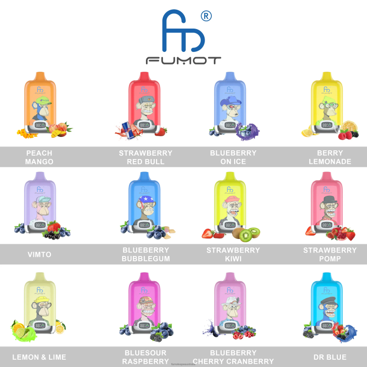 Fumot Discount Code - Fumot Digital Box Disposable Vape Pod 12000 - 20ML (1 Piece) 08L04156 Watermelon Bubble Gum