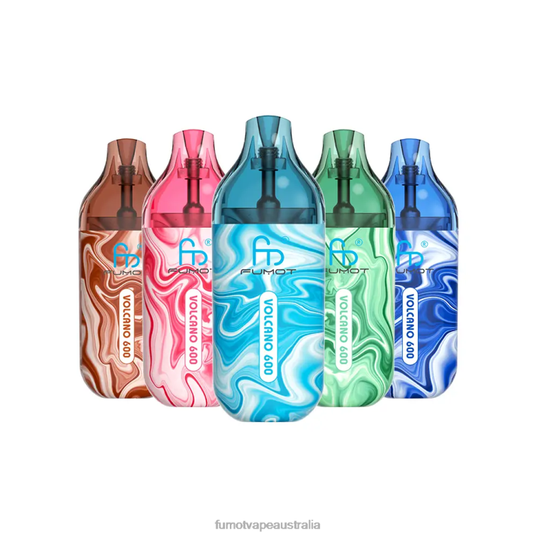 Fumot Discount Code - Fumot Volcano 600 TPD-Compliant Disposable Vape - 2ML (3 Pieces Set) 08L04296 Lychee Ice