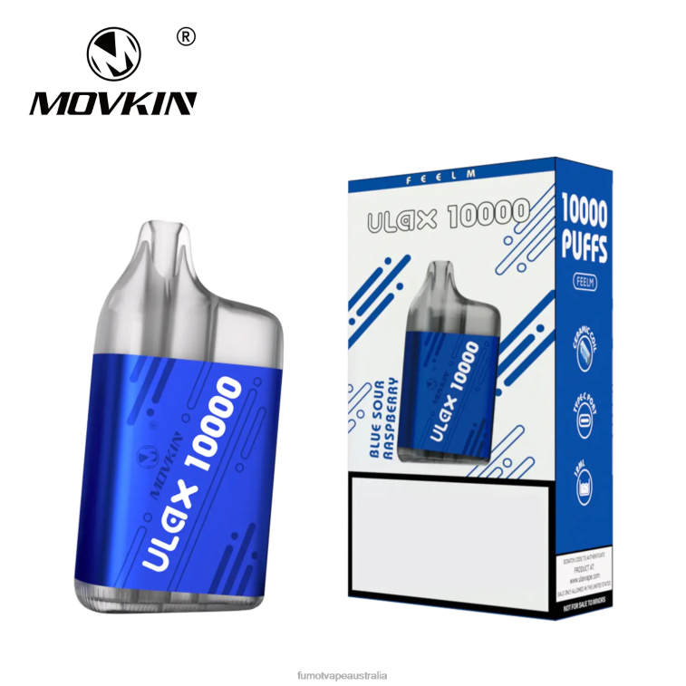 Fumot Vape Flavours - Fumot Movkin Ulax 10000 Disposable Vape Pod - 12ML (1 Piece) 08L04308 Grape Ice