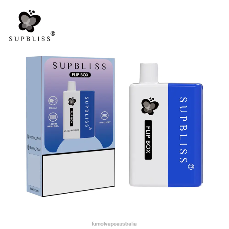 Fumot Discount Code - Fumot Supbliss Flip Box 6000 Replaceable Vape Kit - 10ML (1 Piece) 08L04336 Grapefruit