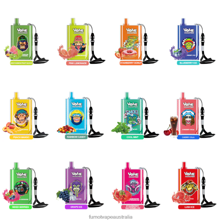 Fumot Discount Code - Fumot Vome Monster 10000 Disposable Vape Pod Device - 20ML (1 Piece) 08L04426 Blueberry Ice