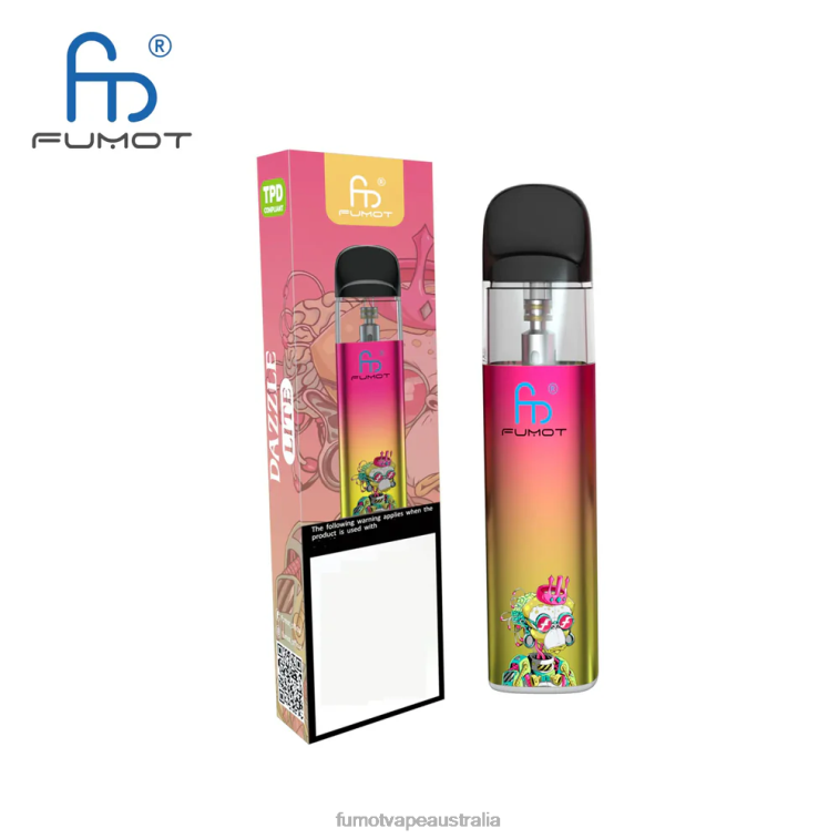Fumot Australia - Fumot Dazzle Lite TPD-Compliant Empty Vape Kit (1 Piece) 08L04551 Green-Purple