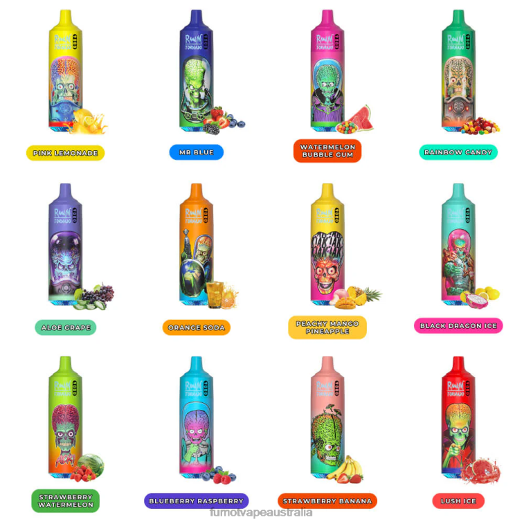 Fumot Discount Code - Fumot Tornado 9000 Disposable Vape Pen - 18ML (1 Piece) 08L046 Rainbow Candy
