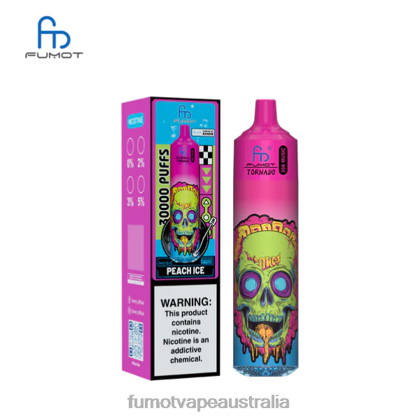 Fumot Vape Flavors - Fumot Tornado 30K Music Peach Ice 44Z8N20