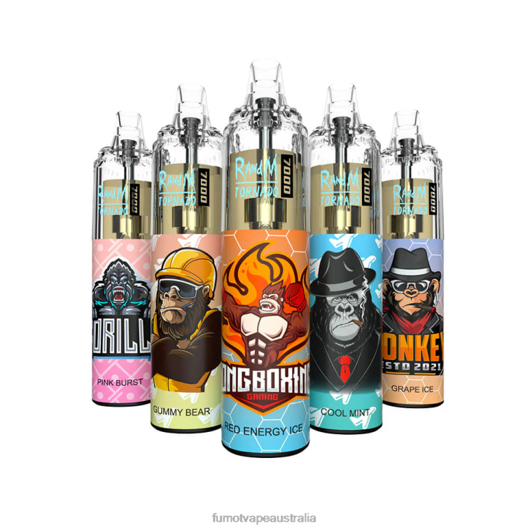 Fumot Vape Flavors - Fumot Tornado 0% 7000 Disposable Vape Pen - 14ML (1 Piece) 08L04509 Blueberry Raspberry