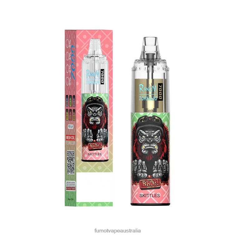 Fumot Vape Flavors - Fumot Tornado 14ML 7000 Disposable Vape Pen (1 Piece) 08L0469 Bluesour Raspberry