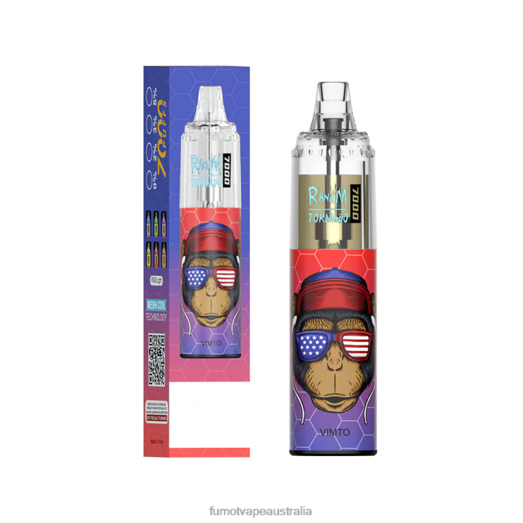 Fumot Vape Flavors - Fumot Tornado 14ML 7000 Disposable Vape Pen (1 Piece) 08L0469 Bluesour Raspberry