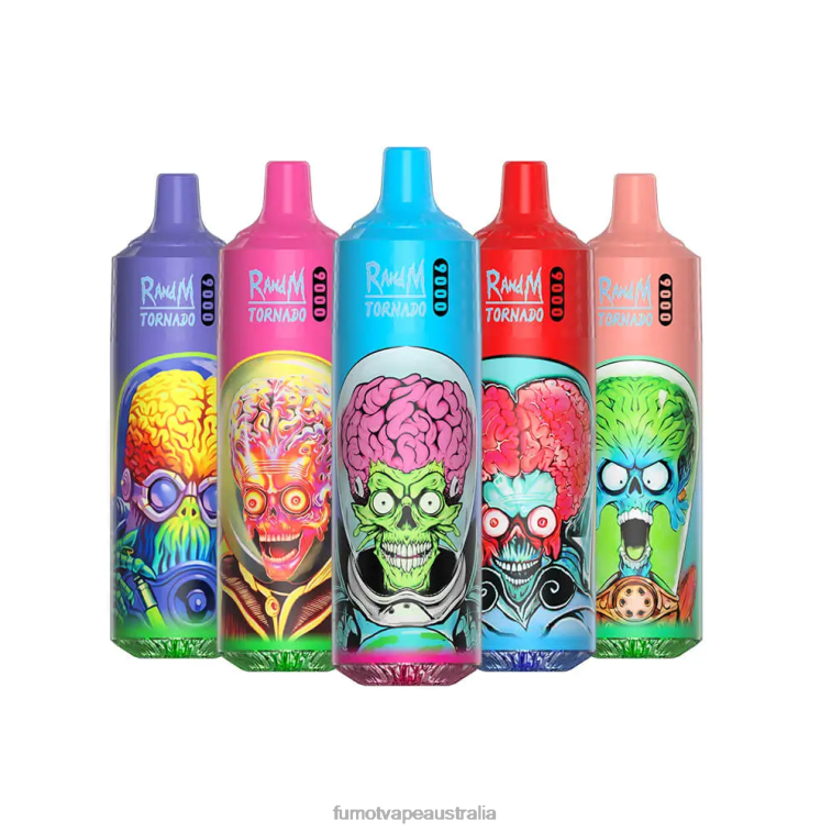 Fumot Vape - Fumot Tornado 9000 Disposable Vape Pen - 18ML (1 Piece) 08L043 Strawberry Watermelon