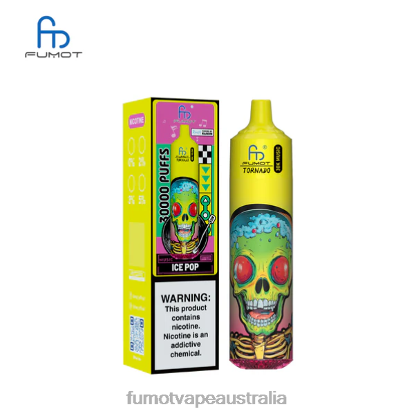 Fumot Vape Review - Fumot Tornado 30K Music Ice Pop 44Z8N15