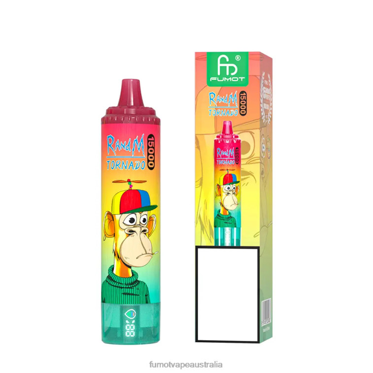 Fumot Vape Sale - Fumot Tornado 15000 Disposable Vape 25ML (1 Piece) 08L04167 Bluesour Raspberry