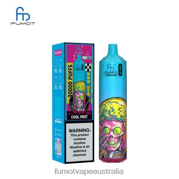Fumot Vape Shop - Fumot Tornado 30K Music Cool Mint 44Z8N10
