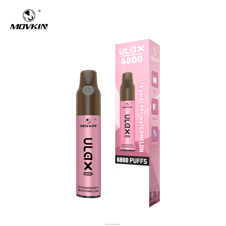 Fumot Discount Code - Fumot Movkin Ulax 6800 Disposable Vape, Ceramic Coil - 8ML (1 Piece) 08L04326 Peach Mango