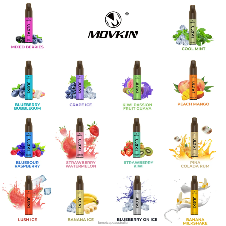 Fumot Discount Code - Fumot Movkin Ulax 6800 Disposable Vape, Ceramic Coil - 8ML (1 Piece) 08L04326 Peach Mango