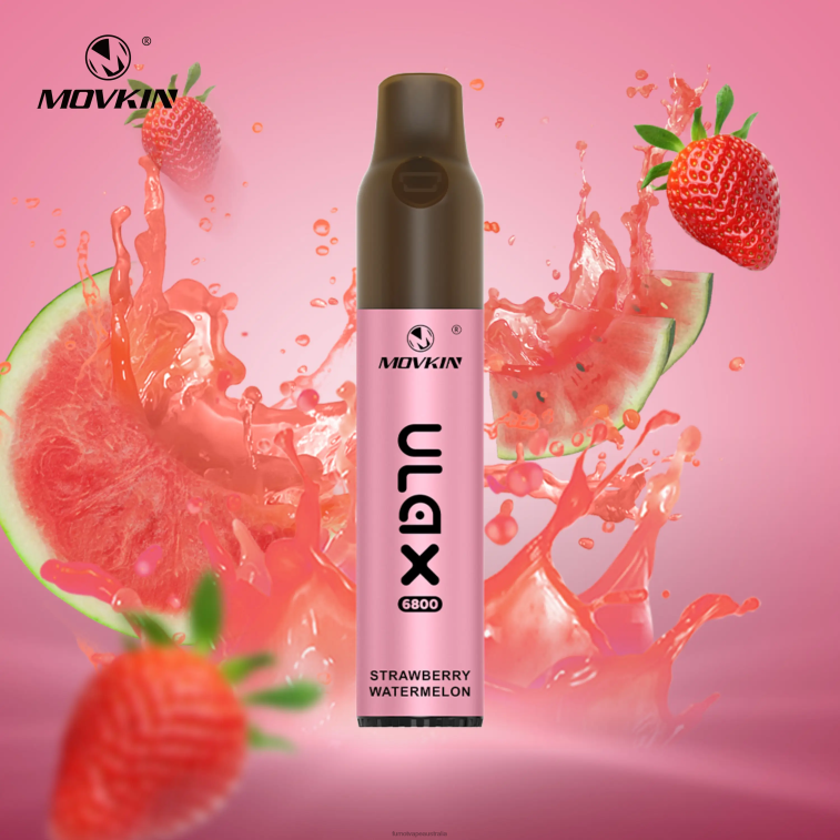 Fumot Vape Flavours - Fumot Movkin Ulax 6800 Disposable Vape, Ceramic Coil - 8ML (1 Piece) 08L04318 Blueberry Bubblegum