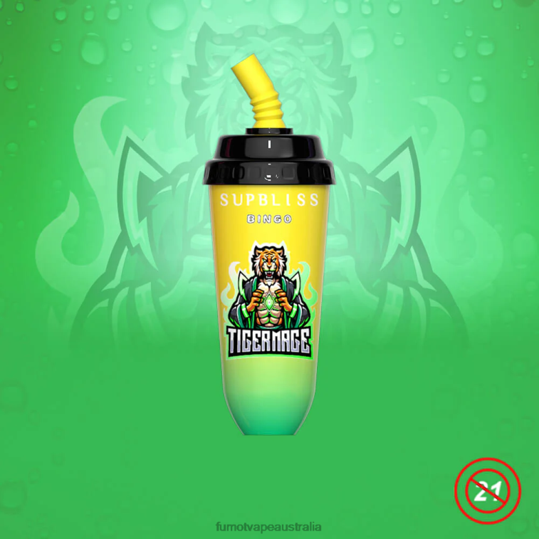 Fumot Australia - Fumot Supbliss Bingo 8000 Disposable Vape Pod Device - 16ML (1 Piece) 08L04401 Lychee Cola