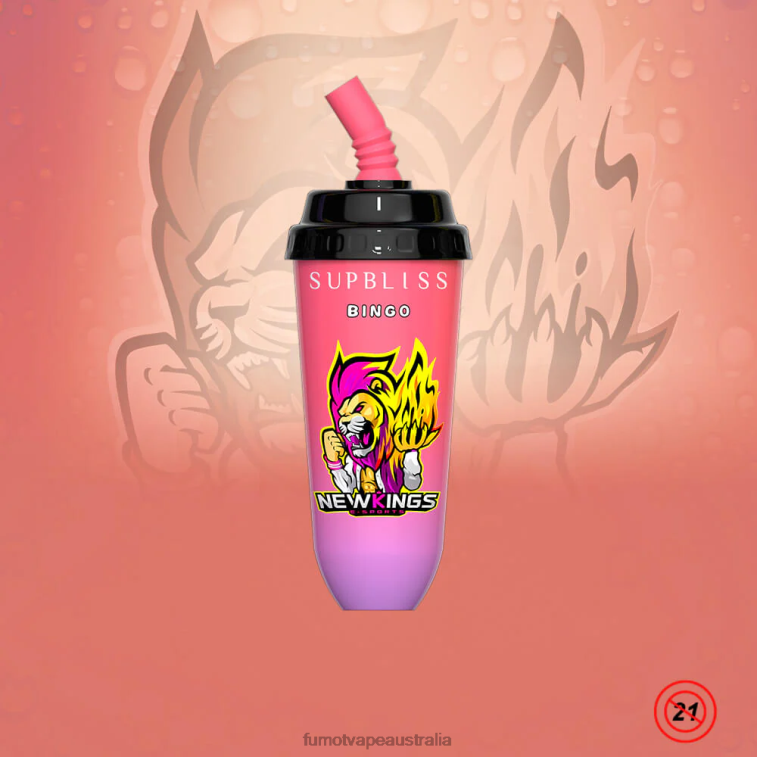Fumot Vape Price - Fumot Supbliss Bingo 16ML 8000 Disposable Vape Pod Device (1 Piece) 08L04405 Pink Lemon