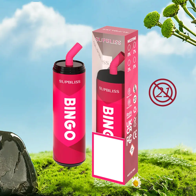 Fumot Vape Review - Fumot Supbliss Bingo 9000 Disposable Vape Pen (1 Piece)- 18ML 08L04464 Blue Razz Ice
