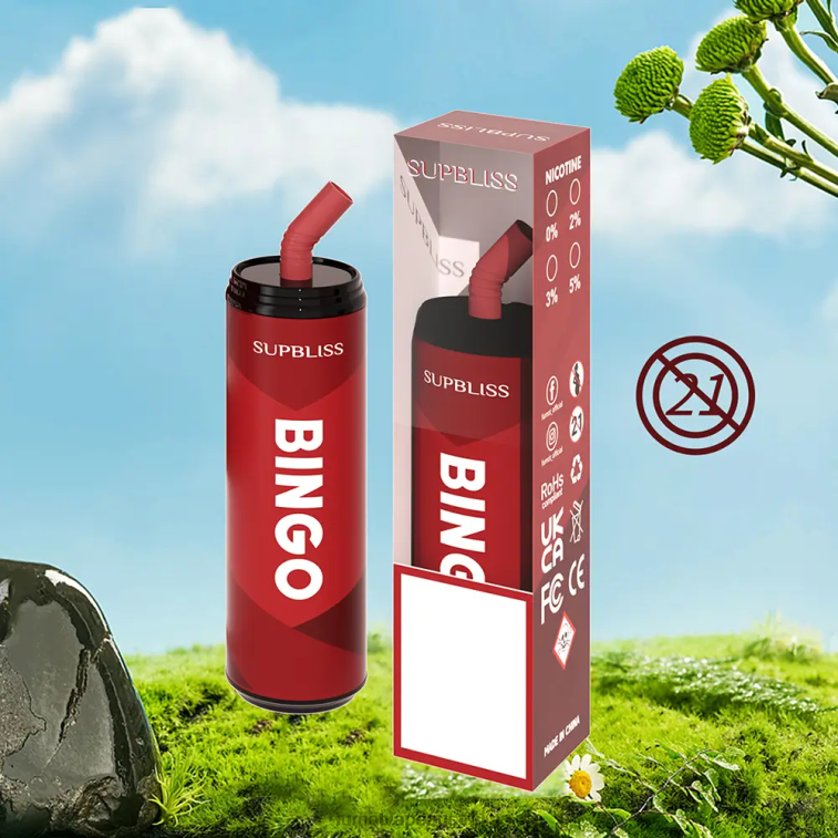 Fumot Vape Review - Fumot Supbliss Bingo 9000 Disposable Vape Pen (1 Piece)- 18ML 08L04464 Blue Razz Ice