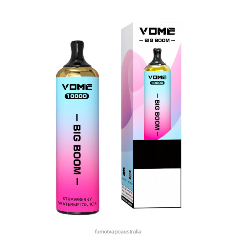Fumot Discount Code - Fumot Vome Big Boom Disposable Vape Pen 10000 - 20ML (1 Piece) 08L04446 Strawberry Watermelon Ice